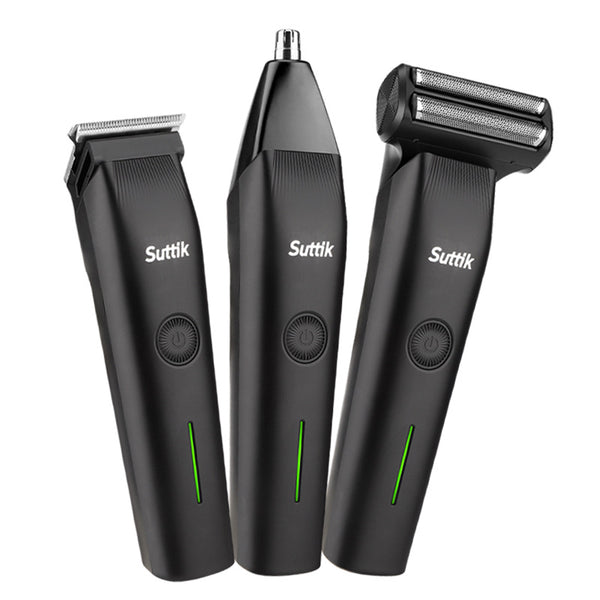 3 in 1 multifunctional hair clipper men's electric razor nose hair trimmer suit household electric clippers